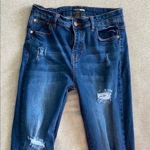 Fashion Nova ripped skinny jeans